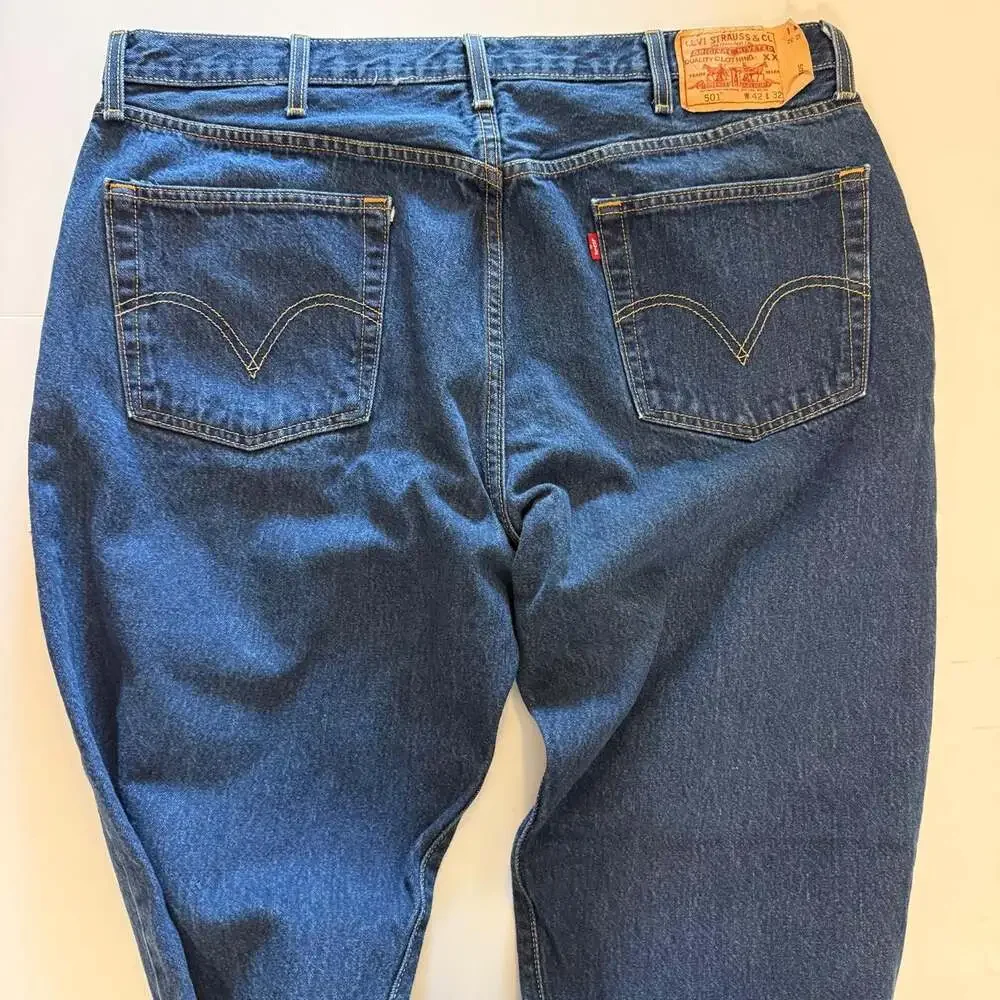 Levi's 501 Original Fit Straight Leg Jeans 42x32